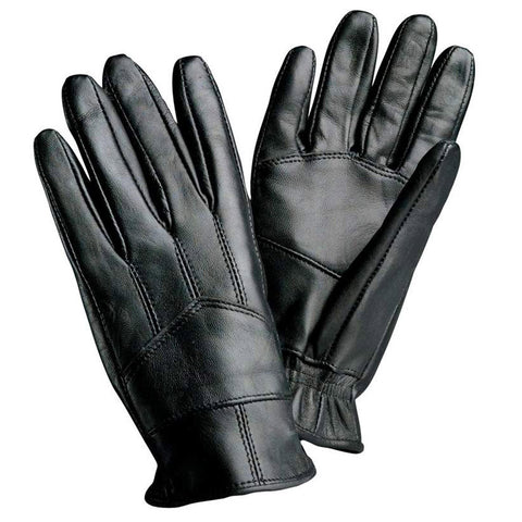 Black Leather Gloves
